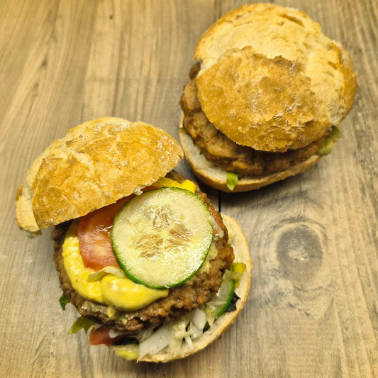 Frikadellenbrötchen (Hamburger)